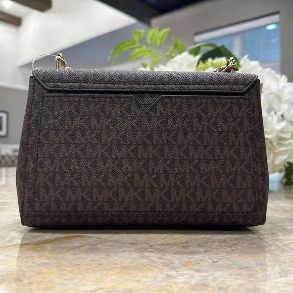 ❗️SOLD ❗️Michael Kors Lita Medium Monogram Shoulder Crossbody Bag - Picture 3 of 12